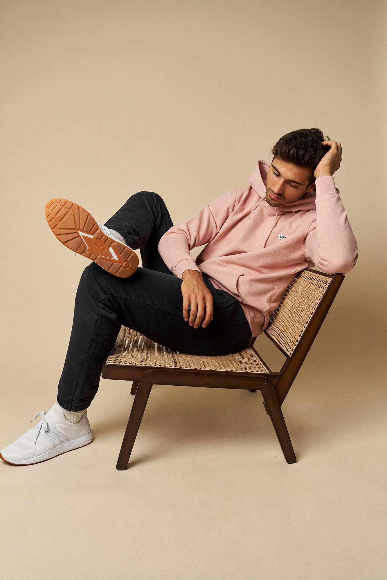 ARKK Apparel ARKK Box Logo Hoodie | Rose Blush Hoodie